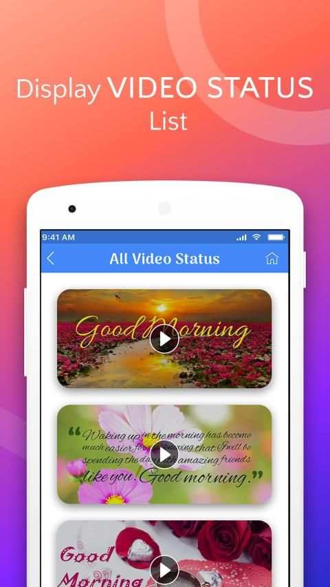 Good Morning Video Status 2019 screenshot 6