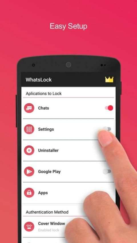 Lock for apps (WhatsLock) स्क्रीनशॉट 2