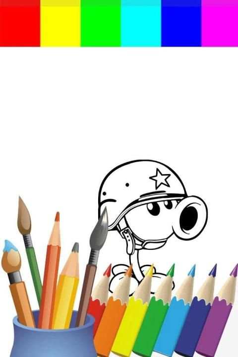 Game Plant zombie vs Coloring screenshot 3