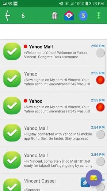 Email App for Multiple Providers 1 تصوير الشاشة