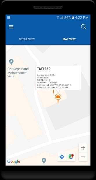 Mini Tracker Mobile Application स्क्रीनशॉट 3