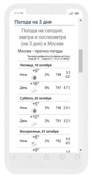 Погода Москва screenshot 3