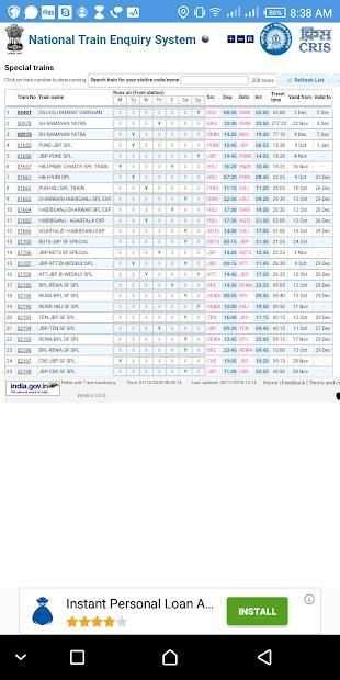 NTES - National Train Enquiry System screenshot 1