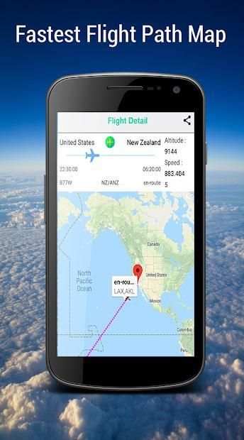 Flight Tracker Live Flight Status Flight Path Map screenshot 3