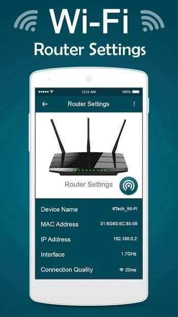 All WiFi Router Settings स्क्रीनशॉट 4