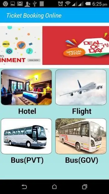 Ticket Booking Online 1 تصوير الشاشة