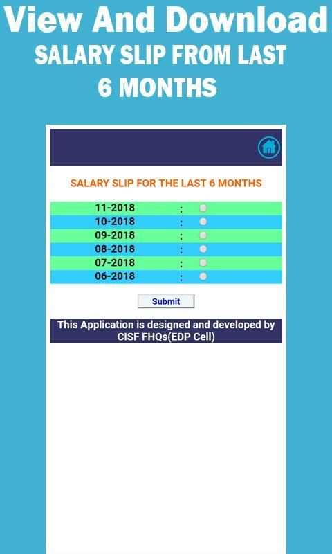 m power cisf : pay slip स्क्रीनशॉट 4