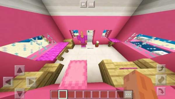 Pink Mansion Minecraft Game for Girls screenshot 2