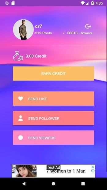 LikeMe - Instagram Followers and Likes screenshot 4