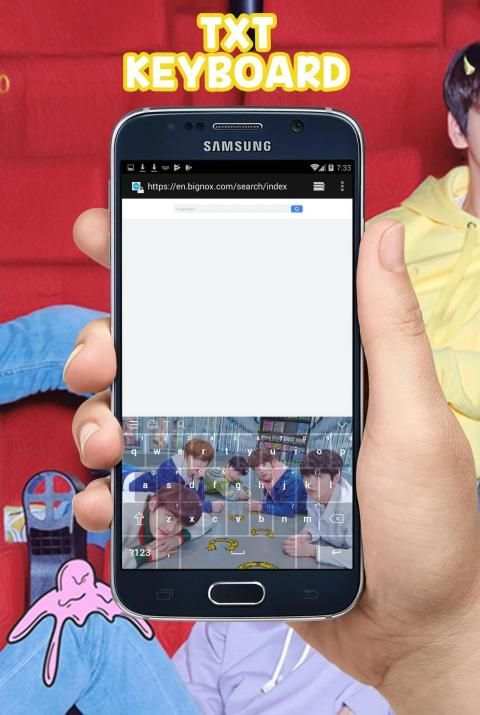 TXT Keyboard KPOP screenshot 1