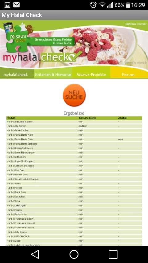 My Halal Check - Misawa App screenshot 2