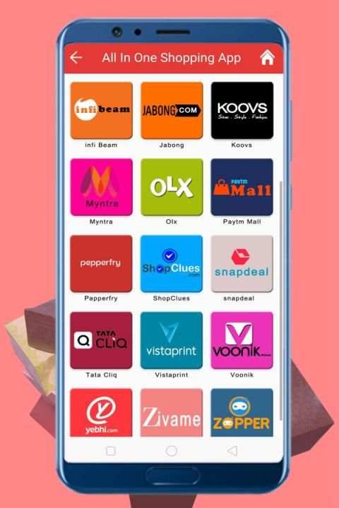 All In One Shopping App स्क्रीनशॉट 2