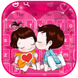 ikon Sweet First Love Keyboard Theme