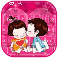 Sweet First Love Keyboard Theme