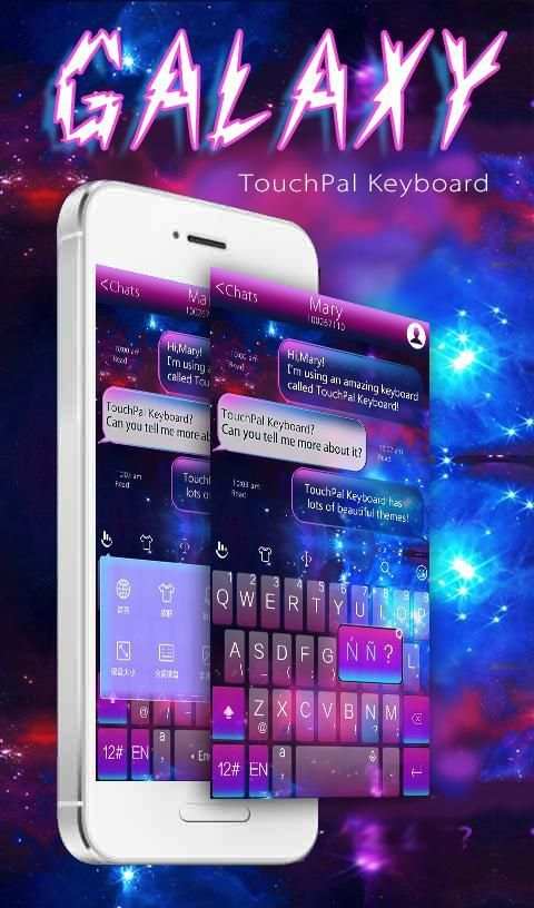 TouchPal Galaxy Keyboard Theme screenshot 4