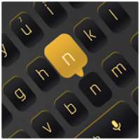 Simple Black Yellow Keyboard