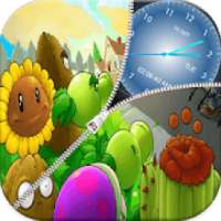 Plant Versus Zombi Zipper Lockscreen