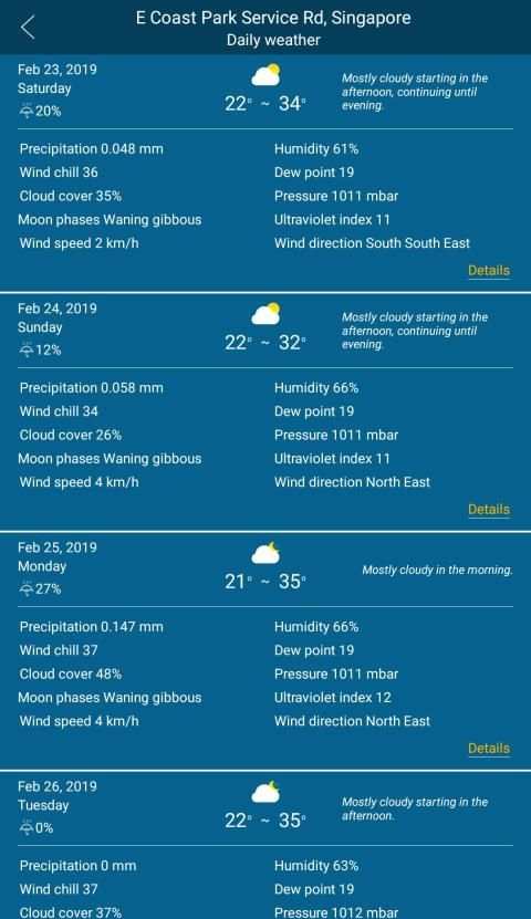 Weather Forecast स्क्रीनशॉट 5