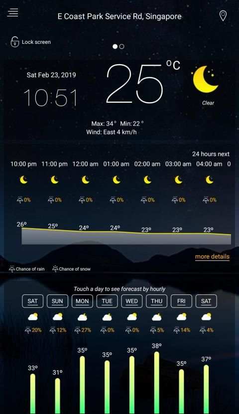 Weather Forecast स्क्रीनशॉट 6