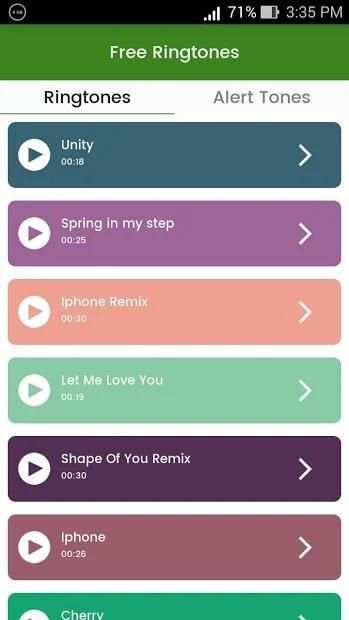 Best Ringtones - Exciting Free Ringtones, Alarm स्क्रीनशॉट 2