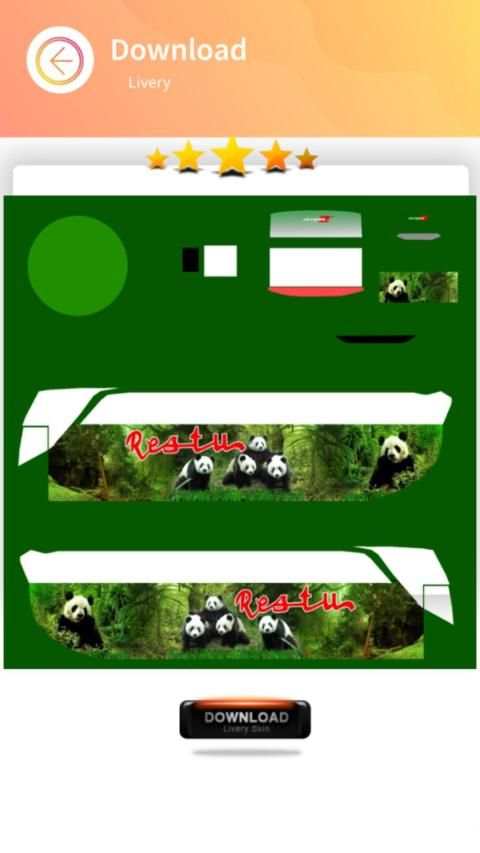 Livery Es Bus Sempati Star screenshot 6