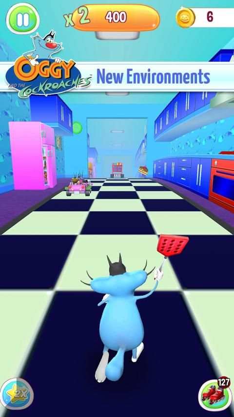 Oggy 3D Run screenshot 8
