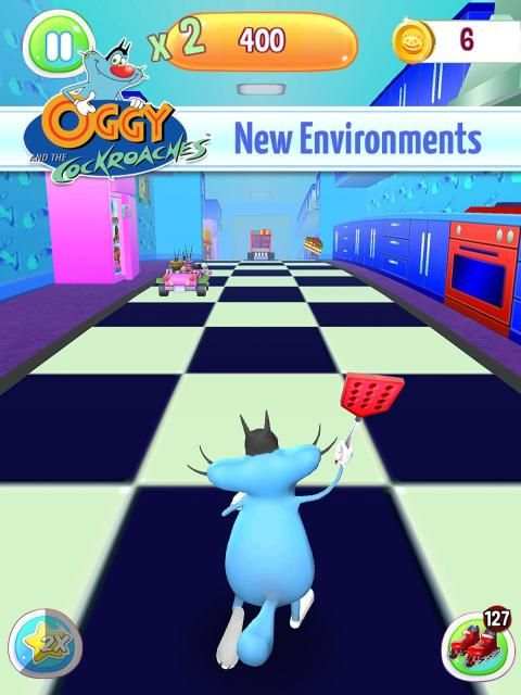 Oggy 3D Run screenshot 2