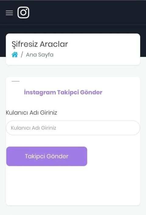 Şifresiz Takipçi Hilesi İgtools स्क्रीनशॉट 1