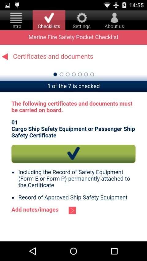 Fire Safety Pocket Checklist screenshot 5