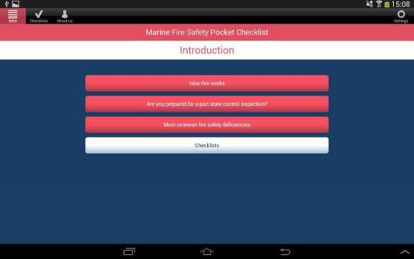 Fire Safety Pocket Checklist screenshot 3