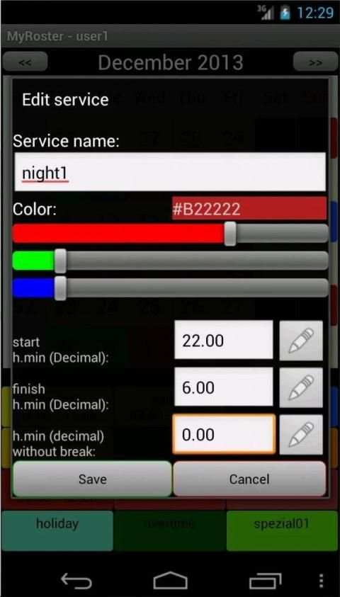My Roster My Shift Plan स्क्रीनशॉट 4
