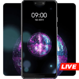 Cool glitter ball live wallpaper icon