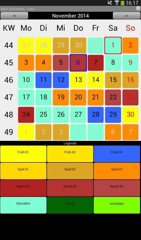 My Roster My Shift Plan स्क्रीनशॉट 18