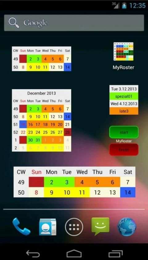 My Roster My Shift Plan स्क्रीनशॉट 7
