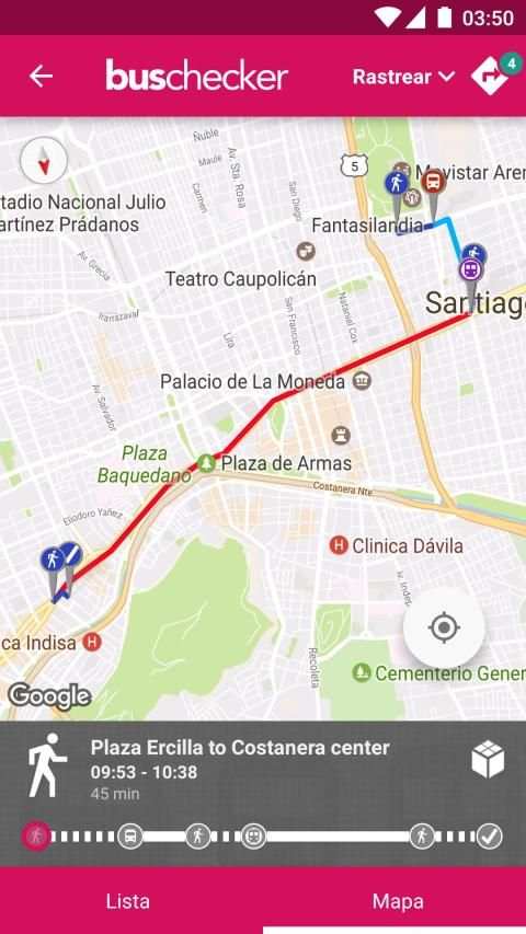 Transantiago Bus Checker screenshot 12