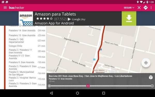 Transantiago Bus Checker screenshot 3