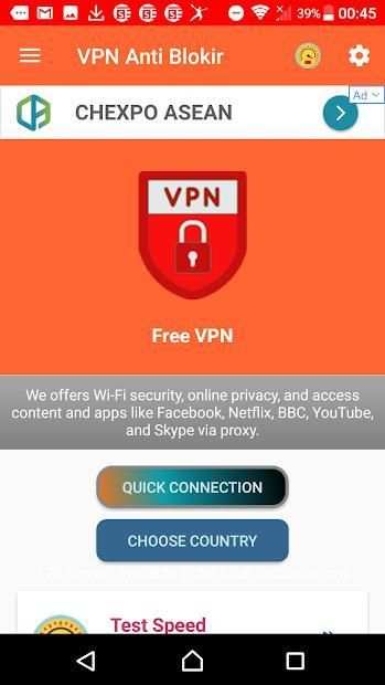 VPN Anti Blokir Gratis screenshot 1
