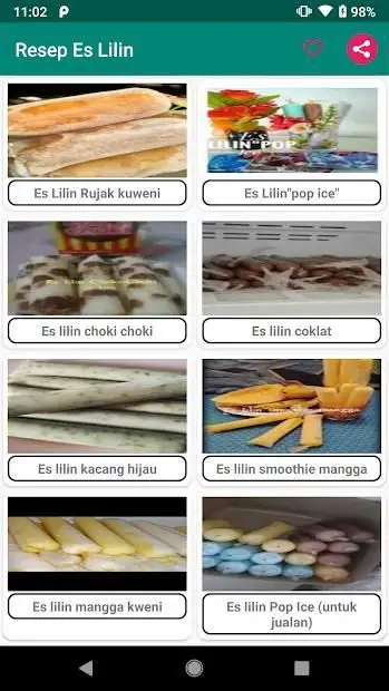 Resep Es Lilin Na Android App Skachat 9apps