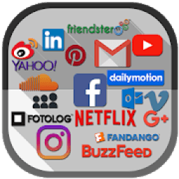 All Social Networks In One App 2018 आइकन