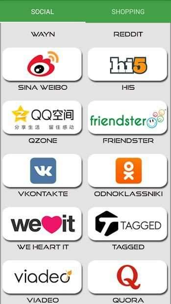 All Social Networks In One App 2018 स्क्रीनशॉट 4