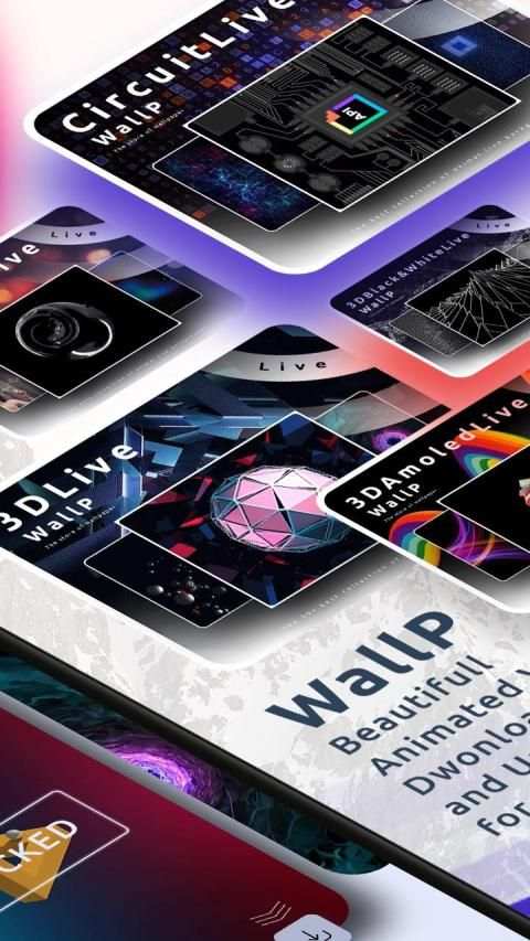 WallP - Live Wallpapers & HD Backgrounds screenshot 3