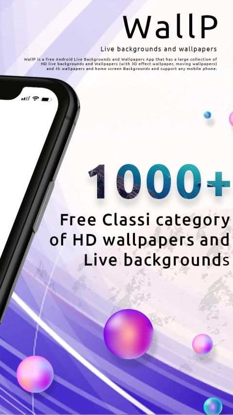 WallP - Live Wallpapers & HD Backgrounds screenshot 7