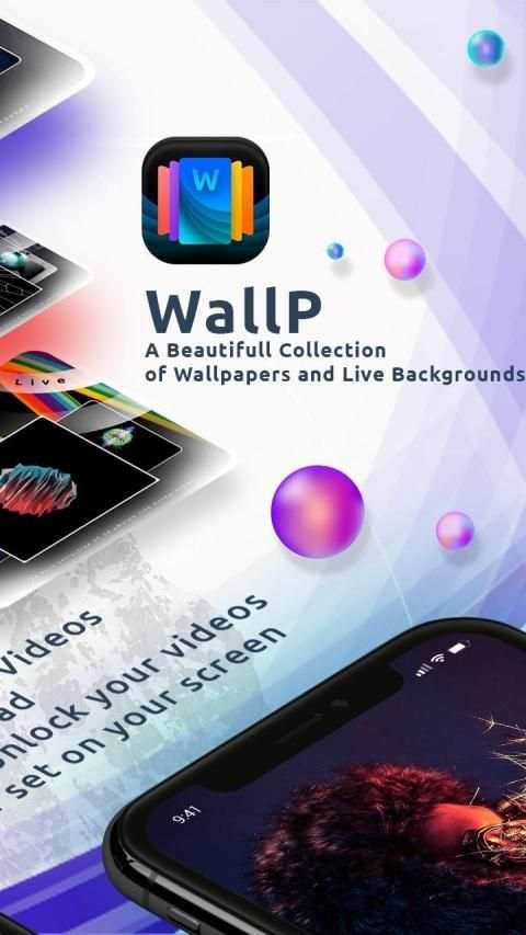 WallP - Live Wallpapers & HD Backgrounds screenshot 2