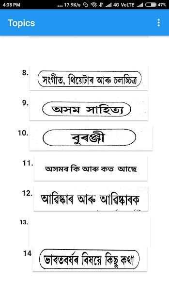 Assamese GK-2018 screenshot 2