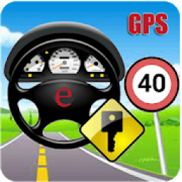 ikon Car GPS Expert, Speed Limit &amp;Floating speedometer.