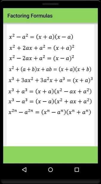 Algebra Formula Solve My Math For Kids screenshot 7