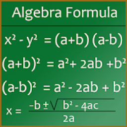 Algebra Formula Solve My Math For Kids आइकन
