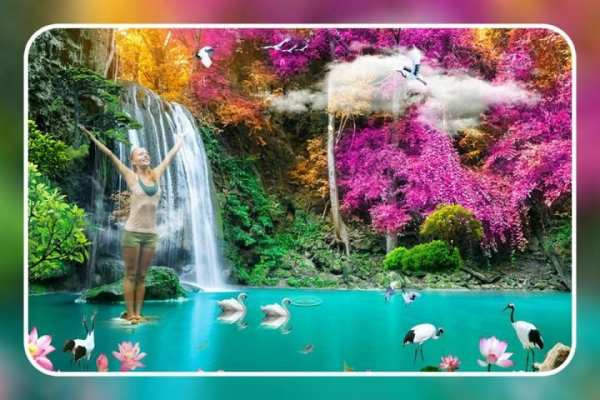 Waterfall Photo Frames : Cut Paste Photo Editor screenshot 8