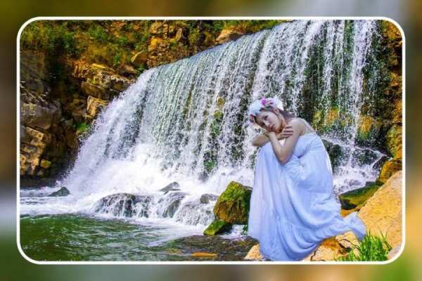 Waterfall Photo Frames : Cut Paste Photo Editor screenshot 1