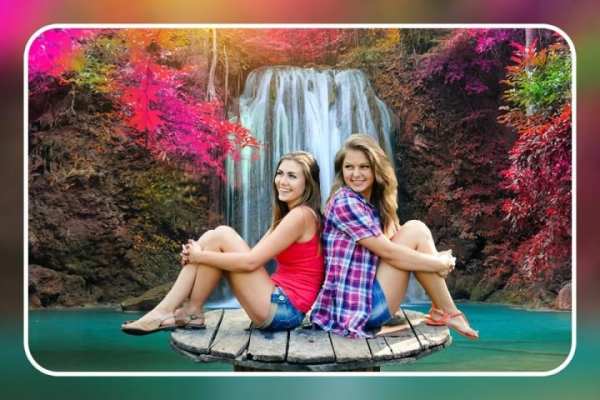 Waterfall Photo Frames : Cut Paste Photo Editor screenshot 5